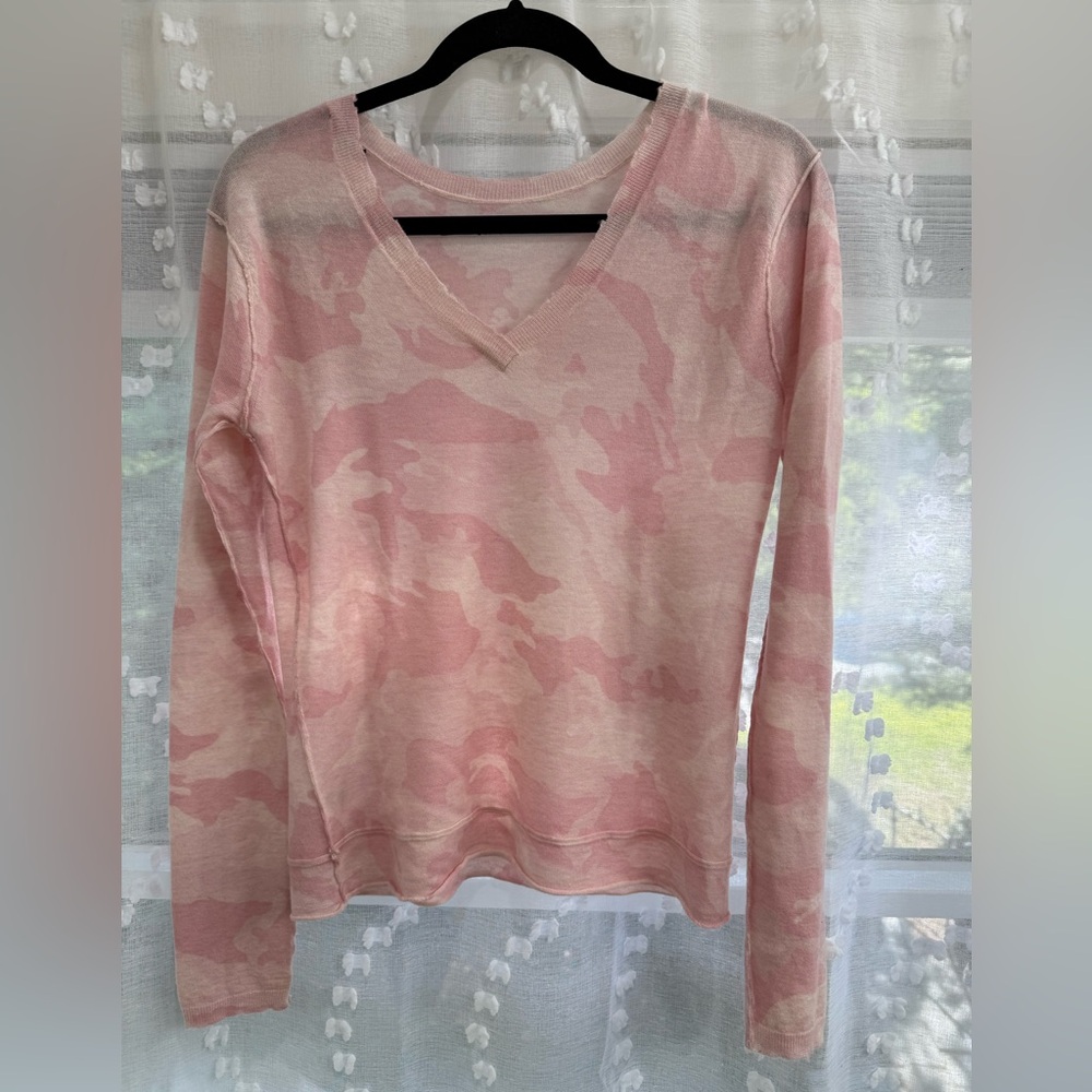 Generation Love Pink Fitted V-Neck Sweatshirt